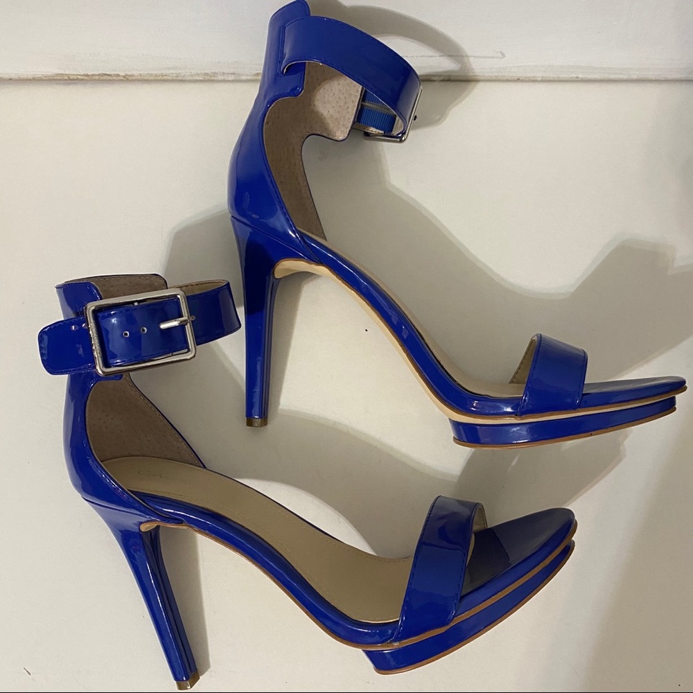 Calvin Klein cobalt blue heels size 8